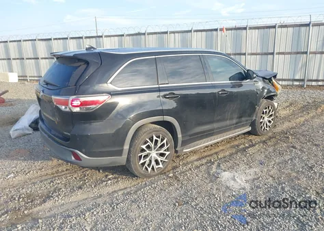 2016 Toyota Highlander Limited V6 from USA, damaged, VIN 5TDYKRFH2GS173718